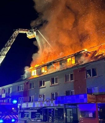 Luxemburgo: Incêndio destrói hotel